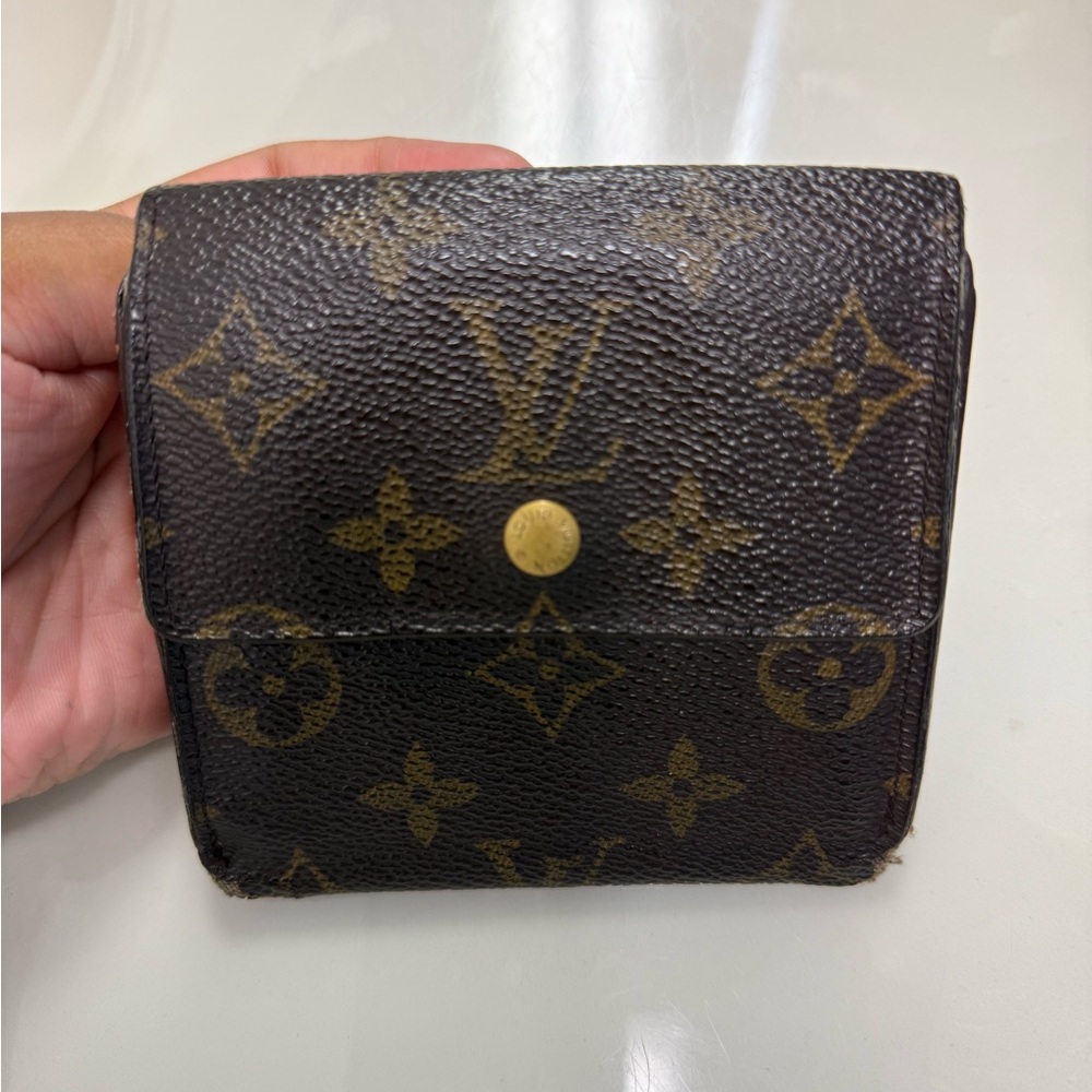 Louis Vuitton Brown and Gold Monogram Wallet